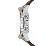  Shop Authentic Emporio Armani Diver Chronograph Brown Dial Brown Leather Strap Watch For Men - AR11486 - Luxxuri