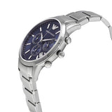  Shop Authentic Emporio Armani Renato Chronograph Blue Dial Silver Steel Strap Watch For Men - AR2448 - Luxxuri