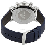  Shop Authentic Emporio Armani Luigi Chronograph Blue Dial Blue Leather Strap Watch For Men - AR11451 - Luxxuri
