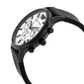  Shop Authentic Emporio Armani Chronograph Quartz Silver Dial Black Rubber Strap Watch For Men - AR11048 - Luxxuri