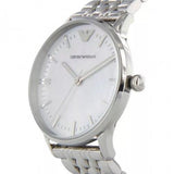  Shop Authentic Emporio Armani Classic Quartz Mother of Pearl Dial Silver Steel Strap Watch For Women - AR1602 - Luxxuri