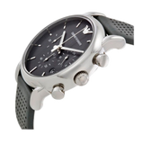  Shop Authentic Emporio Armani Luigi Chronograph Quartz Grey Dial Grey Leather Strap Watch For Men - AR1735 - Luxxuri