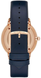  Shop Authentic Emporio Armani Classic Quartz Blue Dial Blue Leather Strap Watch For Men  - AR2071 - Luxxuri
