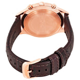  Shop Authentic Emporio Armani Classic Chronograph Burgundy Dial Brown Leather Strap Watch For Men - AR1890 - Luxxuri