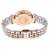  Shop Authentic Emporio Armani T Bar Gianni Classic Mother Of Pearl Dial Two Tone Steel Strap Watch For Women - AR1683 - Luxxuri