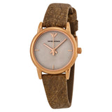  Shop Authentic Emporio Armani Classic Analog Grey Dial Brown Leather Strap Watch For Men - AR1813 - Luxxuri