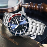  Shop Authentic Emporio Armani Diver Quartz Blue Dial Silver Steel Strap Watch For Men - AR11339 - Luxxuri