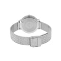 Emporio Armani Kappa Silver Dial Silver Mesh Bracelet Watch For Women - AR11128