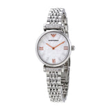  Shop Authentic Emporio Armani Donna Mother of Pearl Dial Silver Steel Strap Watch For Women - AR11204 - Luxxuri