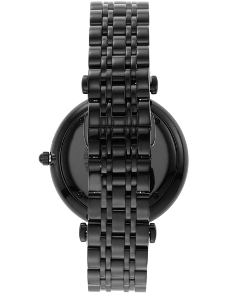  Shop Authentic Emporio Armani Gianni T Bar Analog Black Dial Black Steel Strap Watch For Men - AR11299 - Luxxuri