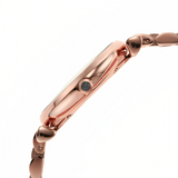  Shop Authentic Emporio Armani Rosa Quartz Mother of Pearl Black Dial Rose Gold Steel Strap Watch For Women - AR11372 - Luxxuri