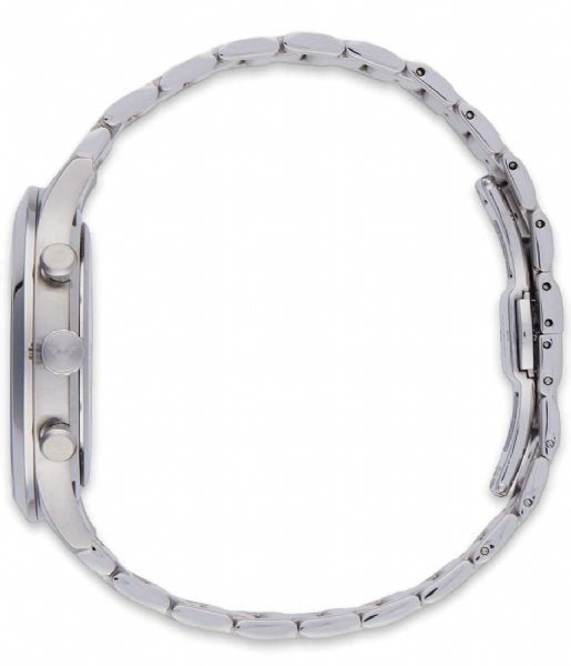  Shop Authentic Emporio Armani Giovanni Chronograph Black Dial Silver Steel Strap Watch For Men - AR11208 - Luxxuri