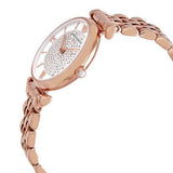  Shop Authentic Emporio Armani T-Bar Gianni Crystal Pave Dial Rose Gold Steel Strap Watch For Women - AR11244 - Luxxuri