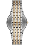 Emporio Armani Kappa Quartz Black Dial Two Tone Mesh Bracelet Watch For Men - AR11228
