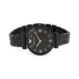  Shop Authentic Emporio Armani Gianni T Bar All Black Diamond Dial Watch For Women - AR11245 - Luxxuri