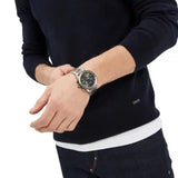  Shop Authentic Emporio Armani Chronograph Grey Dial Two Tone Steel Strap Watch For Men - AR11391 - Luxxuri