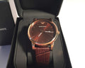  Shop Authentic Emporio Armani Luigi Classic Brown Dial Brown Leather Strap Watch For Men - AR2503 - Luxxuri
