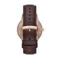  Shop Authentic Emporio Armani Meccanico Automatic Silver Dial Brown Leather Strap Watch For Men - AR60039 - Luxxuri