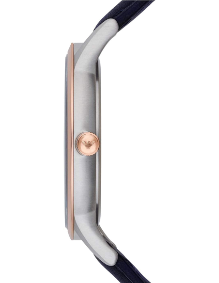  Shop Authentic Emporio Armani Renato Analog Blue Dial Blue Leather Strap Watch For Men - AR11188 - Luxxuri