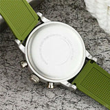  Shop Authentic Emporio Armani Chronograph White Dial Green Rubber Strap Watch For Men - AR11022 - Luxxuri