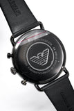  Shop Authentic Emporio Armani Aviator Grey Dial Grey Leather Strap Watch For Men - AR11168 - Luxxuri