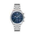  Shop Authentic Emporio Armani Luigi Chronograph Quartz Blue Dial Silver Steel Strap Watch For Men - AR1974 - Luxxuri