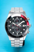  Shop Authentic Emporio Armani Chronograph Black Dial Silver Stainless Steel Watch For Men - AR5855 - Luxxuri