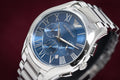  Shop Authentic Emporio Armani Chronograph Quartz Blue Dial Silver Steel Strap Watch For Men - AR11082 - Luxxuri