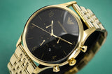  Shop Authentic Emporio Armani Classic Chronograph Black Dial Gold Steel Strap Watch For Men - AR1893 - Luxxuri