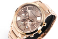  Shop Authentic Emporio Armani Classic Rose Gold Chronograph Steel Strap Watch For Men - AR2452 - Luxxuri