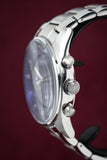  Shop Authentic Emporio Armani Sportivo Chronograph Blue Dial Silver Steel Strap Watch For Men - AR5860 - Luxxuri