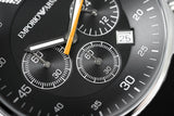 Shop Authentic Emporio Armani Sportivo Chronograph Black Dial Black Strap Watch For Men - AR5858 - Luxxuri