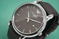  Shop Authentic Emporio Armani Classic Quartz Brown Dial Brown Leather Strap Watch For Men - AR1729 - Luxxuri