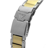  Shop Authentic Emporio Armani Mario Chronograph Blue Dial Two Tone Steel Strap Watch For Men - AR11362 - Luxxuri