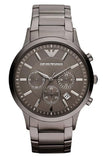  Shop Authentic Emporio Armani Classic Chronograph Grey Dial Grey Steel Strap Watch For Men - AR2454 - Luxxuri