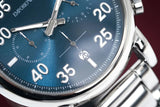  Shop Authentic Emporio Armani Luigi Chronograph Blue Dial Silver Steel Strap Watch For Men - AR11132 - Luxxuri