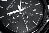  Shop Authentic Emporio Armani Luigi Chronograph Black Dial Black Stainless Steel Watch For Men - AR1507 - Luxxuri