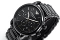  Shop Authentic Emporio Armani Luigi Chronograph Black Dial Black Stainless Steel Watch For Men - AR1507 - Luxxuri