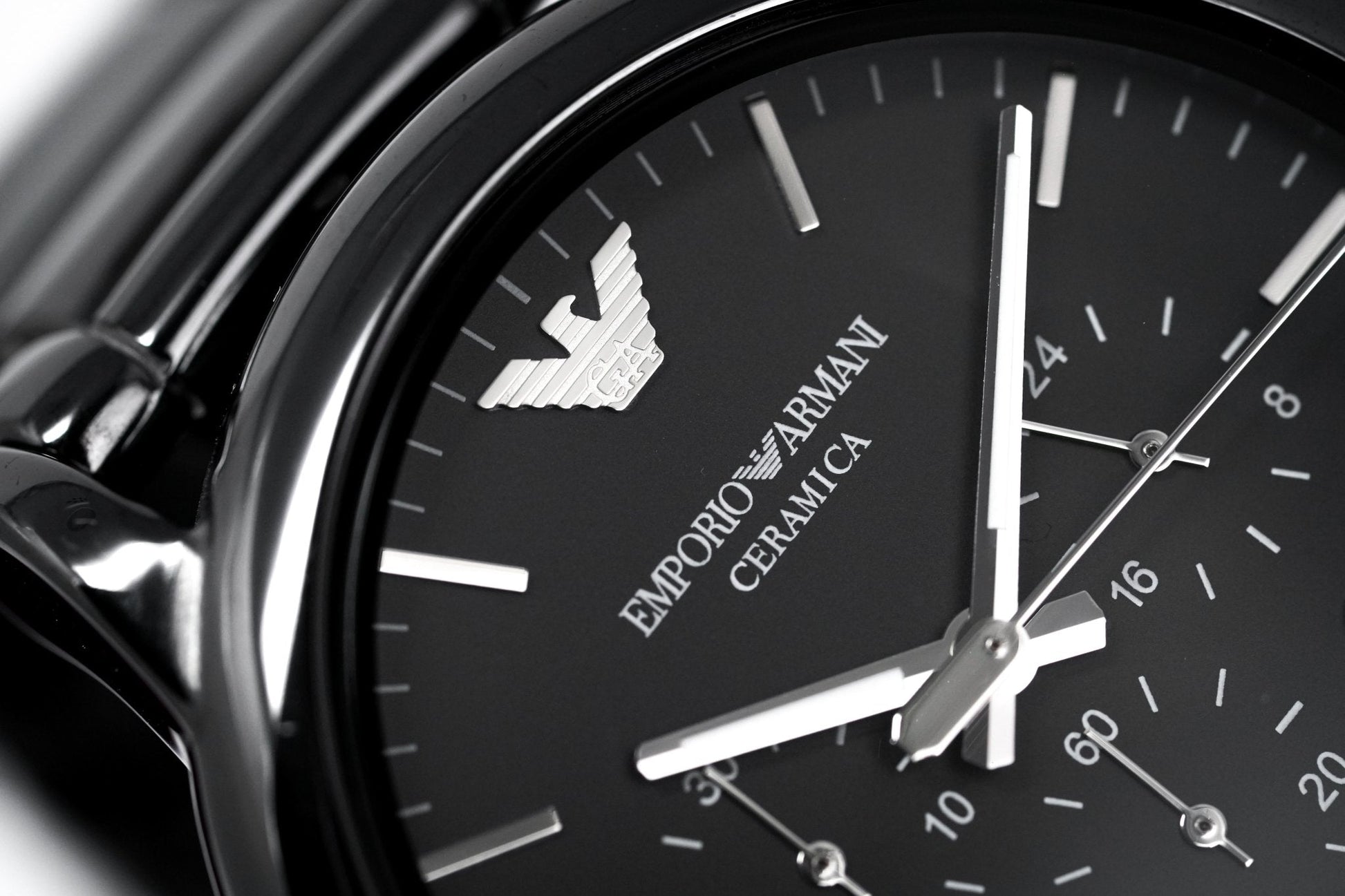  Shop Authentic Emporio Armani Luigi Chronograph Black Dial Black Stainless Steel Watch For Men - AR1507 - Luxxuri