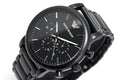  Shop Authentic Emporio Armani Luigi Chronograph Black Dial Black Stainless Steel Watch For Men - AR1895 - Luxxuri