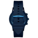  Shop Authentic Emporio Armani Renato Chronograph Silver Dial Blue Silicone Strap Watch For Men - AR11026 - Luxxuri