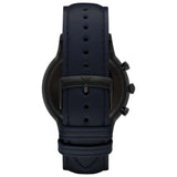  Shop Authentic Emporio Armani Renato Chronograph Quartz Blue Dial Blue Leather Strap Watch For Men - AR2481 - Luxxuri