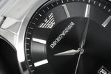  Shop Authentic Emporio Armani Sportivo Black Dial Silver Stainless Steel Watch For Men - AR2457 - Luxxuri