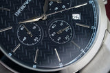  Shop Authentic Emporio Armani Renato Chronograph Blue Dial Silver Steel Strap Watch For Men - AR2486 - Luxxuri