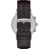  Shop Authentic Emporio Armani Renato Chronograph Grey Dial Brown Leather Strap Watch For Men - AR2513 - Luxxuri