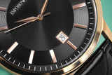  Shop Authentic Emporio Armani Renato Quartz Grey Dial Black Leather Strap Watch For Men - AR11049 - Luxxuri