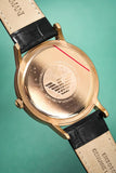  Shop Authentic Emporio Armani Renato Quartz Black Dial Black Leather Strap Watch For Men - AR2425 - Luxxuri