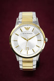  Shop Authentic Emporio Armani Renato Silver Dial Two Tone Steel Strap Watch For Men - AR2449 - Luxxuri