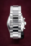  Shop Authentic Emporio Armani Sportivo Chronograph Black Dial Silver Stainless Steel Watch For Men - AR0585 - Luxxuri