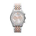  Shop Authentic Emporio Armani Sportivo Chronograph Silver Dial Two Tone Steel Strap Watch For Men - AR5999 - Luxxuri